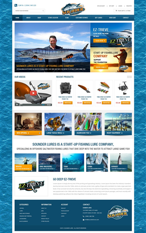 Web-Design von pb für Sounder Lure Company, LLC | Design: #5449775