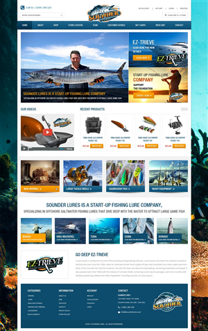 Web-Design von pb für Sounder Lure Company, LLC | Design #5449778