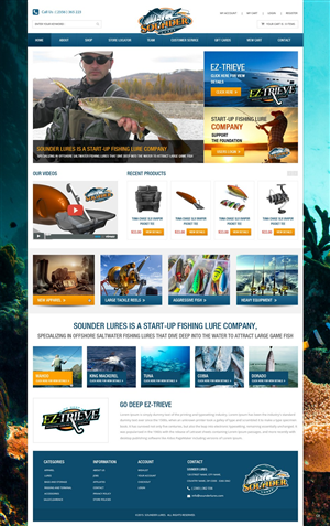 Web-Design von pb für Sounder Lure Company, LLC | Design: #5449780
