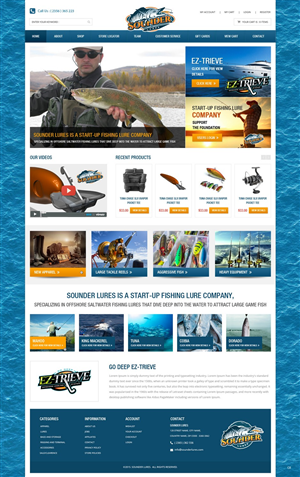 Web-Design von pb für Sounder Lure Company, LLC | Design: #5449786