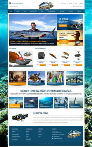 Web-Design von pb für Sounder Lure Company, LLC | Design: #5449792