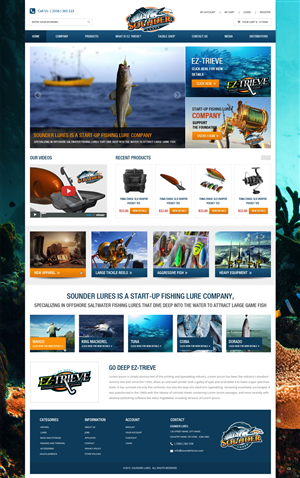 Web-Design von pb für Sounder Lure Company, LLC | Design: #5461850