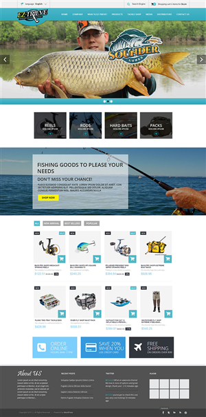 Web-Design von iLibart für Sounder Lure Company, LLC | Design: #5409153