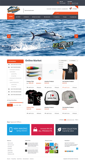 Web-Design von iLibart für Sounder Lure Company, LLC | Design: #5417330