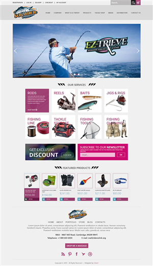 Web-Design von iLibart für Sounder Lure Company, LLC | Design: #5436936