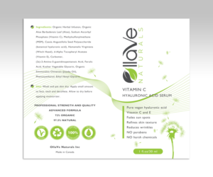 Label for natural cosmetic products | Label Design by digi-b