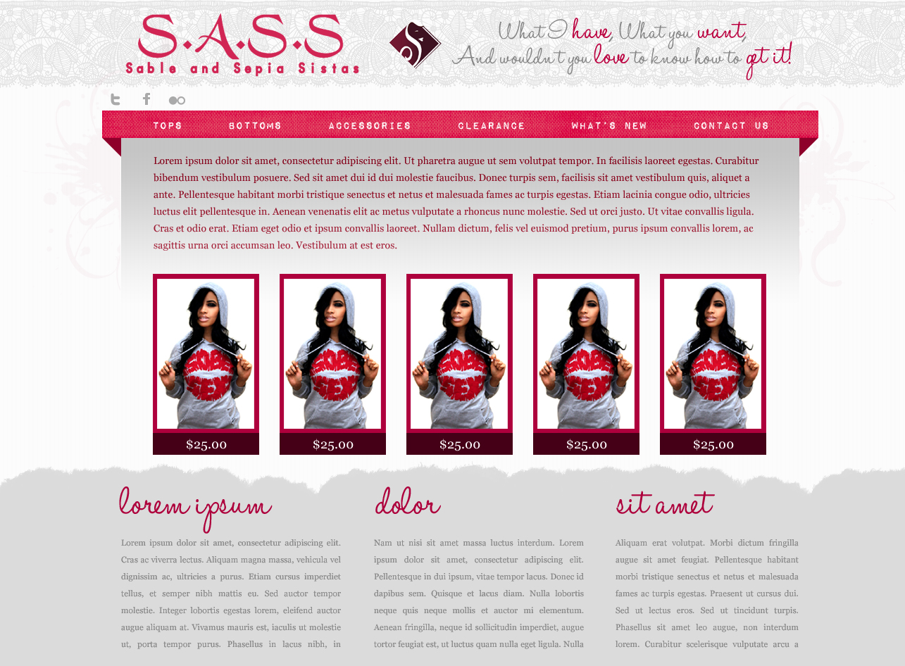 Web Design by AngstyG for this project | Design #283373