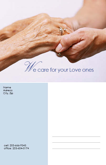 Postkarten-Design von Jason Vantran für Precious Homemaker and Companion Agency | Design #5405826