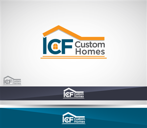 Logo Design by vhey for ICF Custom Homes | Design: #5422225