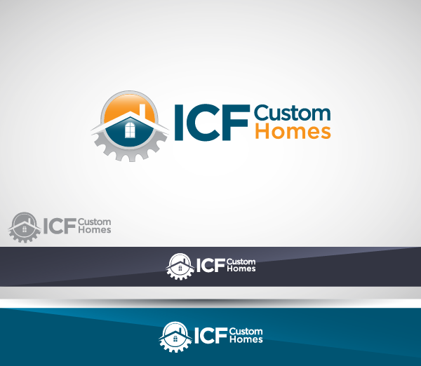 Logo-Design von vhey für ICF Custom Homes | Design #5422315