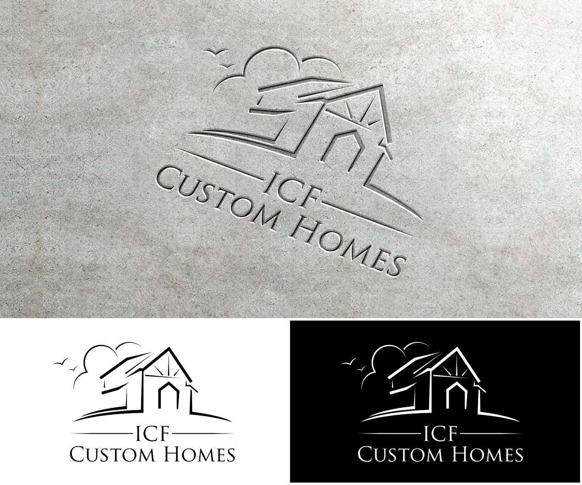 Diseño de Logo por eagle para ICF Custom Homes | Diseño #5404070