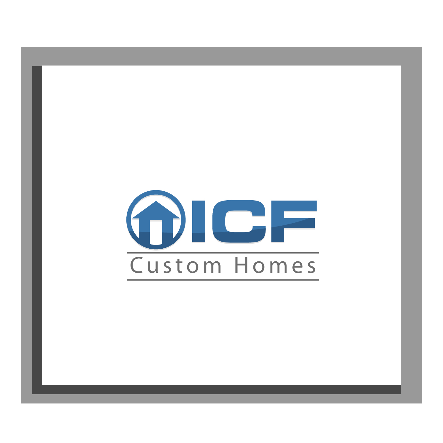 Logo Design by ankita0808 for ICF Custom Homes | Design: #5442692