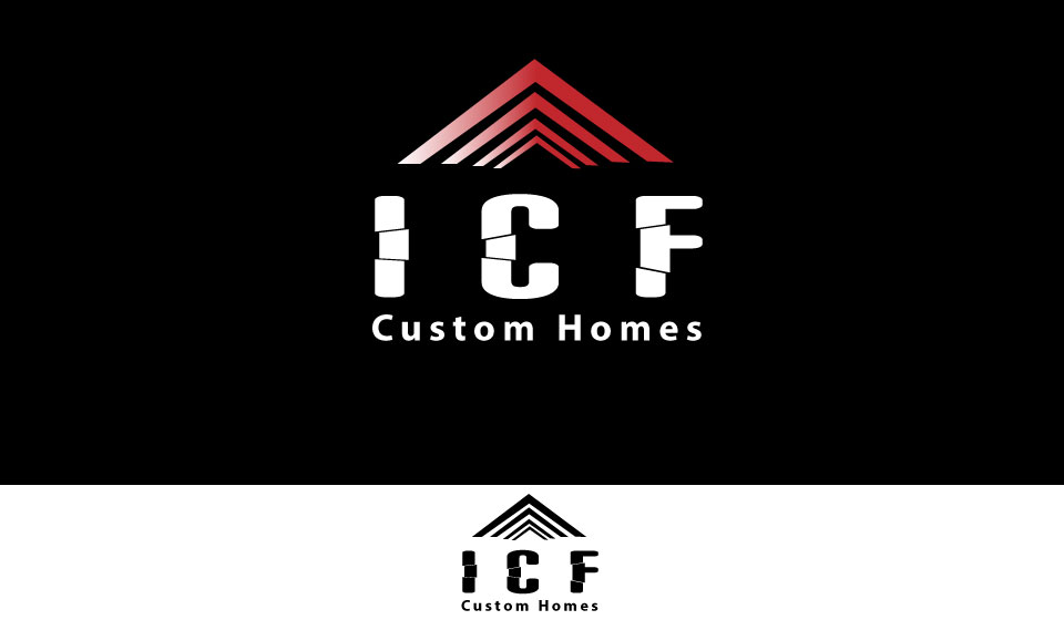 Logo Design by wickramasinghe for ICF Custom Homes | Design #5443766