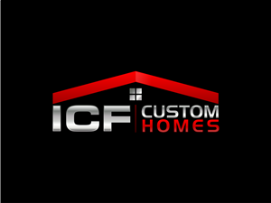 Logo Design by R16 for ICF Custom Homes | Design: #5406340