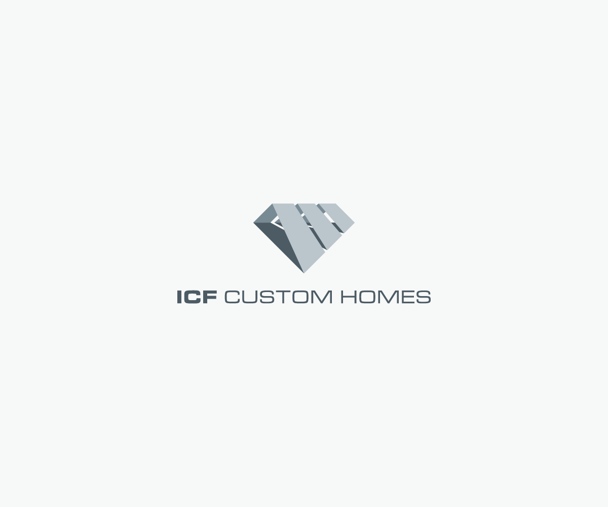 Logo Design by Minoru for ICF Custom Homes | Design #5423381