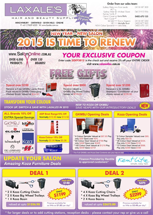 Brochure Design by Danang Prastiawan for Laxales Hair and Beauty Supplies | Design: #5402657