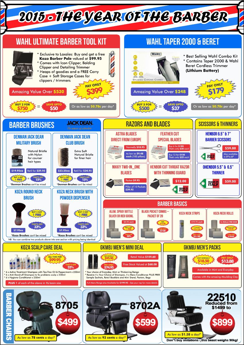 Diseño de Brochure por Danang Prastiawan para Laxales Hair and Beauty Supplies | Diseño #5419006