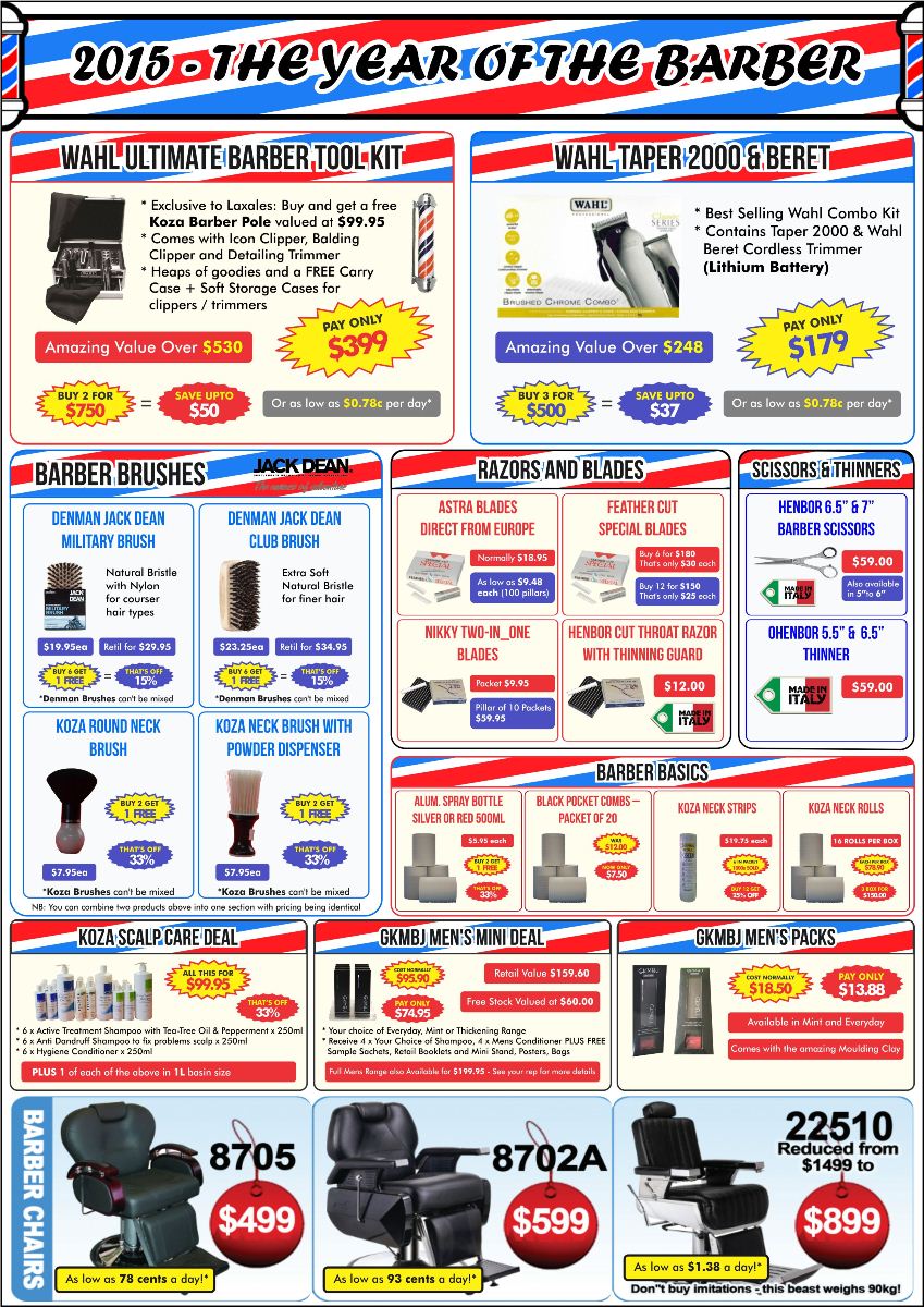 Diseño de Brochure por Danang Prastiawan para Laxales Hair and Beauty Supplies | Diseño #5419069