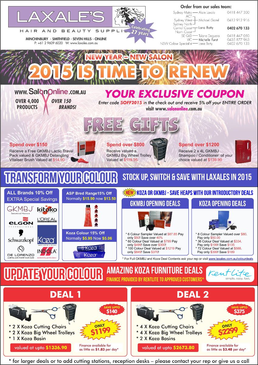 Diseño de Brochure por Danang Prastiawan para Laxales Hair and Beauty Supplies | Diseño #5419220