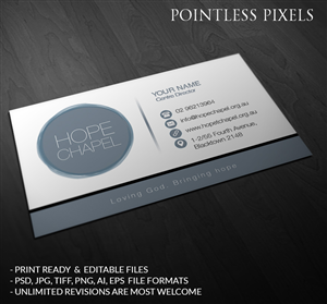 Diseño de Tarjeta de Presentación por Pointless Pixels India para este proyecto | Diseño: #5400827