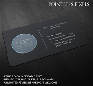 Diseño de Tarjeta de Presentación por Pointless Pixels India para este proyecto | Diseño: #5400833