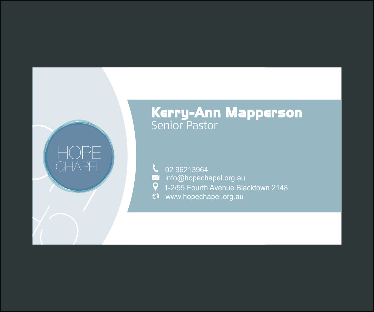 Business Card Design by Exotic Blue for this project | Design #5471962