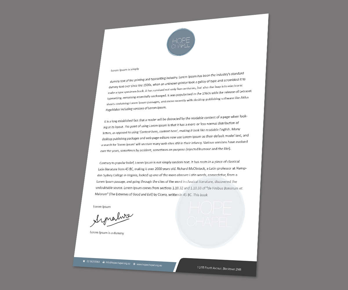 Letterhead Design by kousik for this project | Design #5403108
