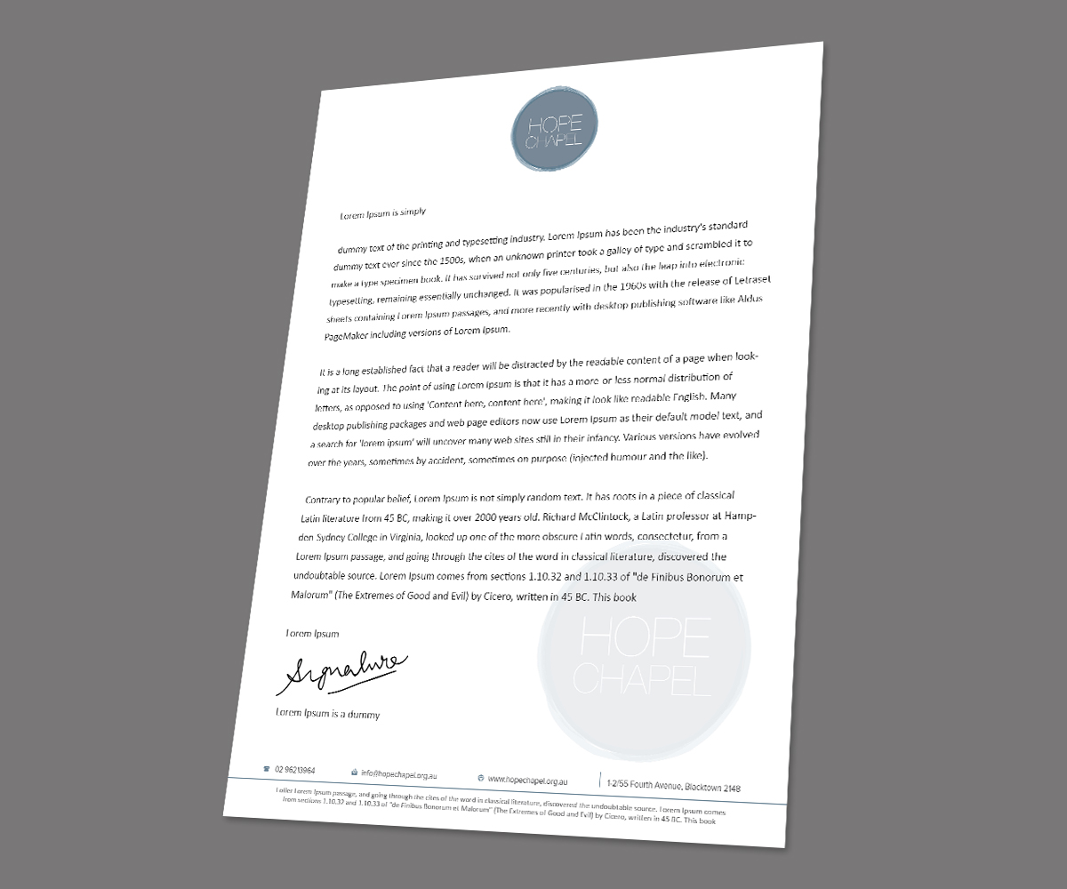 Letterhead Design by kousik for this project | Design #5403119