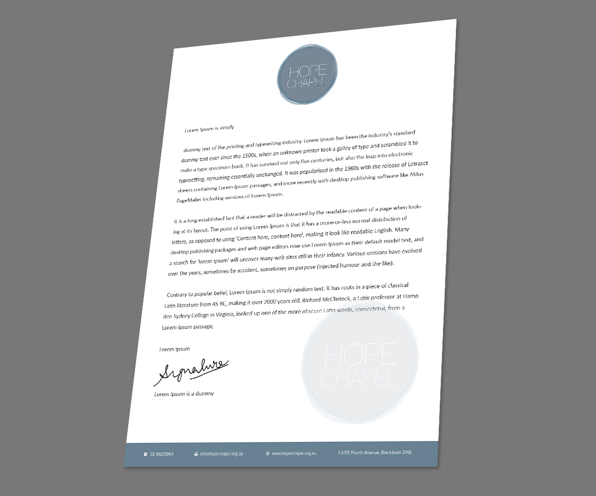 Briefkopf-Design von kousik für dieses Projekt | Design #5403210