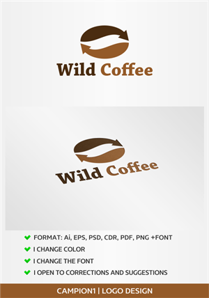Logo Design by artsterdam for Van Wild Coffee | Design: #5401666