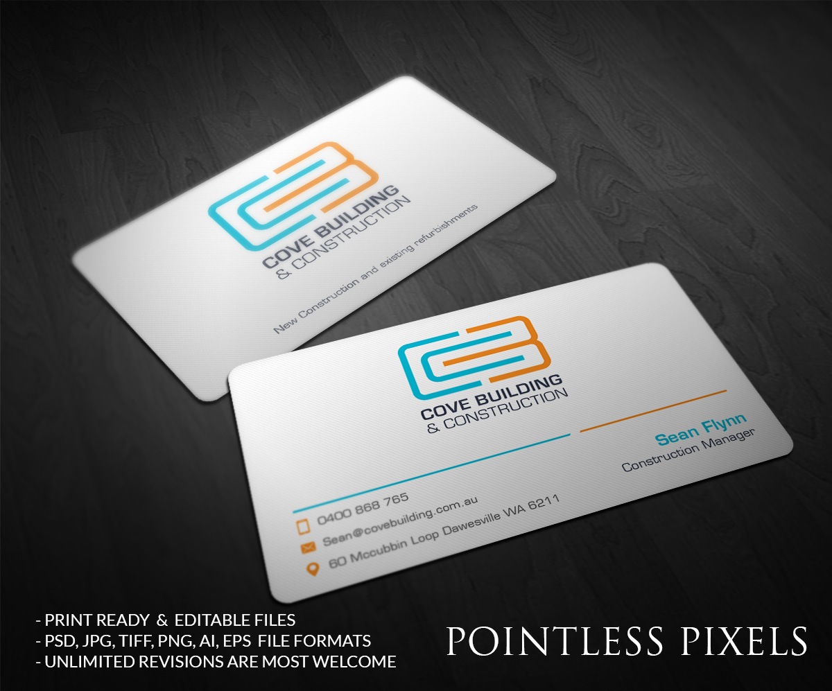 Business Card Design by Pointless Pixels India for this project | Design #5402700