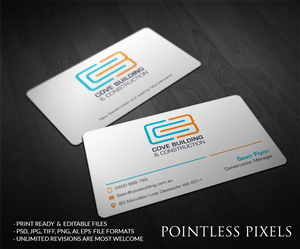 Business Card Design by Pointless Pixels India for this project | Design: #5402700