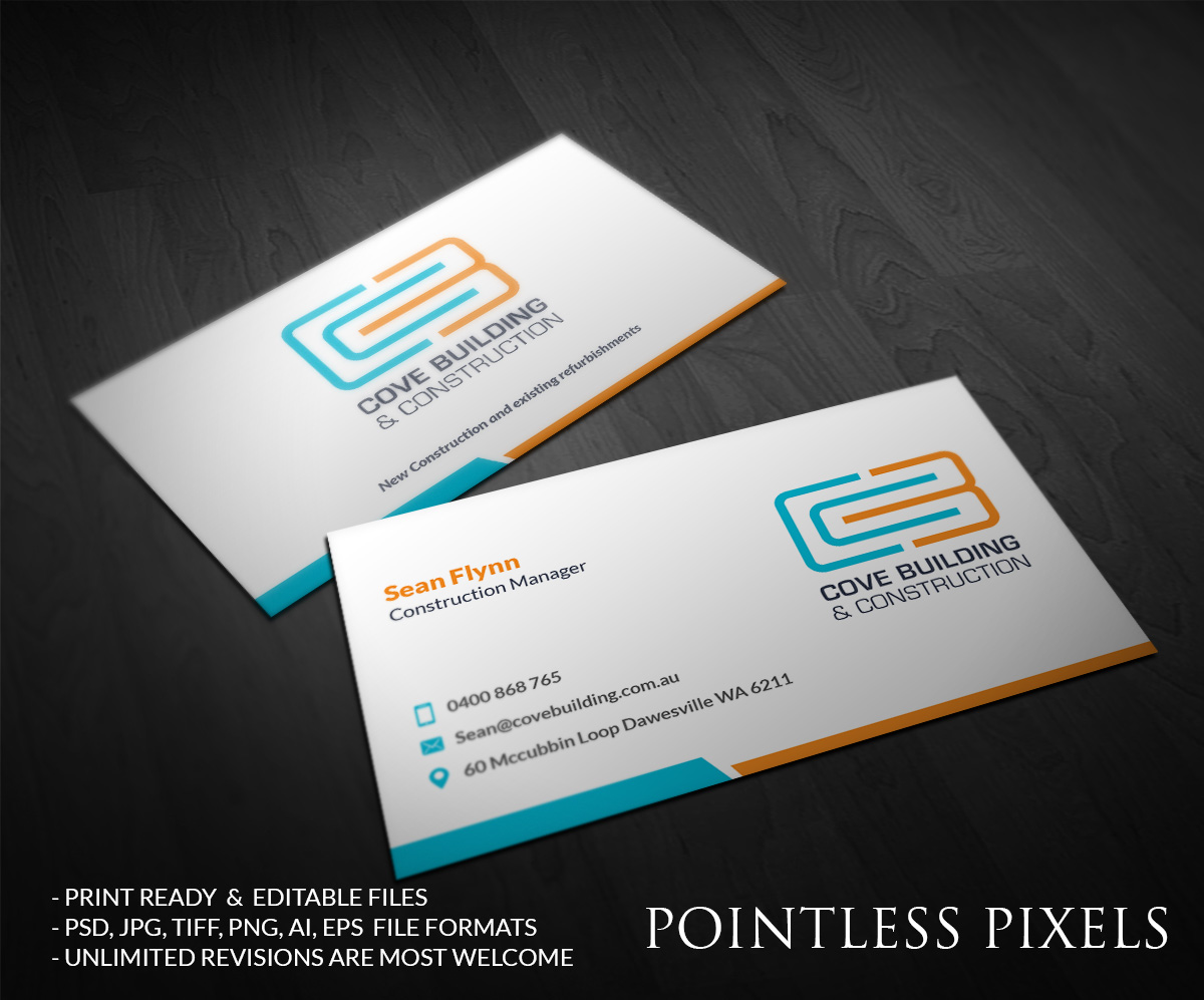 Business Card Design by Pointless Pixels India for this project | Design #5402704