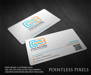 Business Card Design by Pointless Pixels India for this project | Design: #5402706