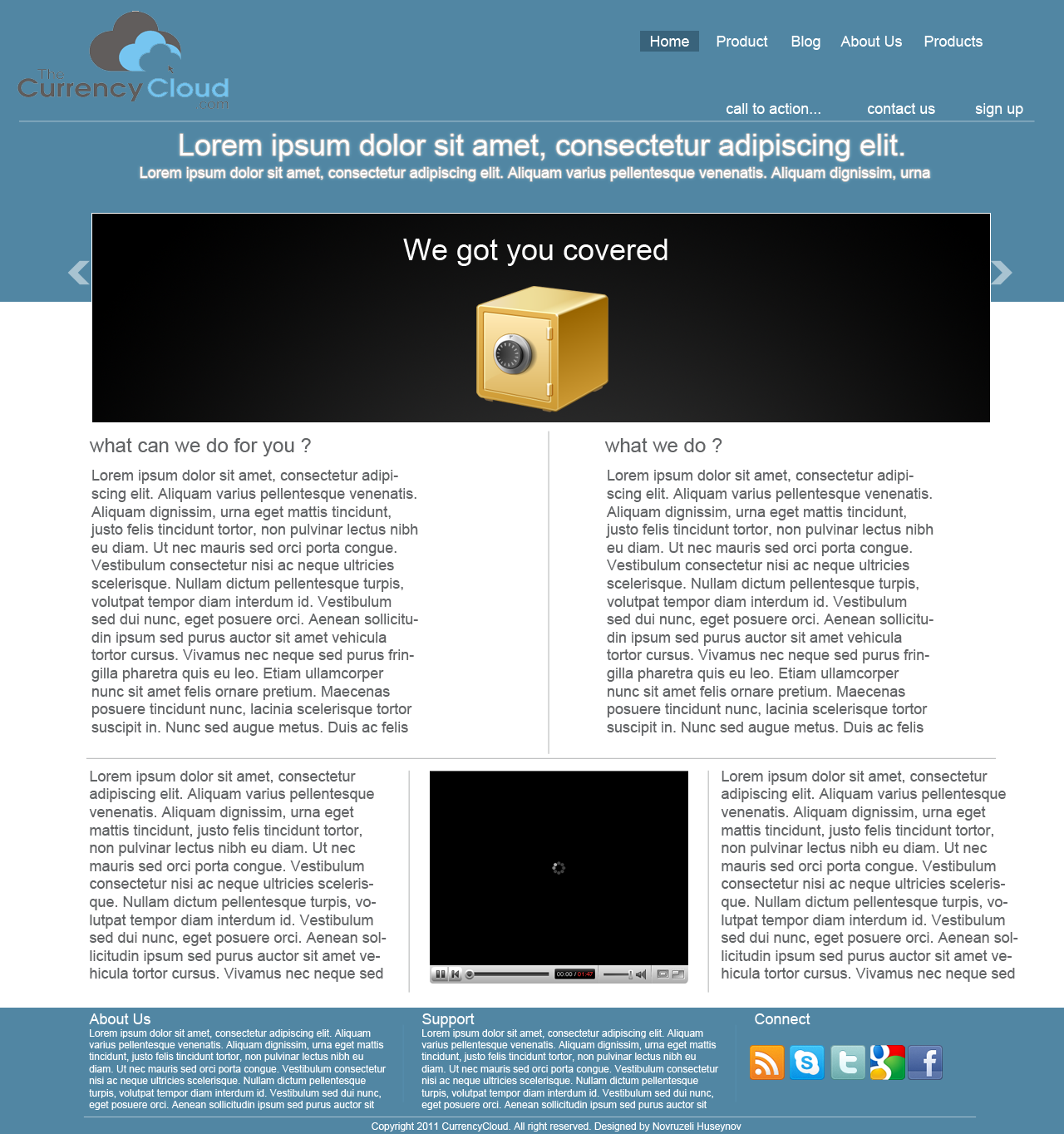 Wordpress Design by Eli Isakov for FX Capital Group | Design #286824