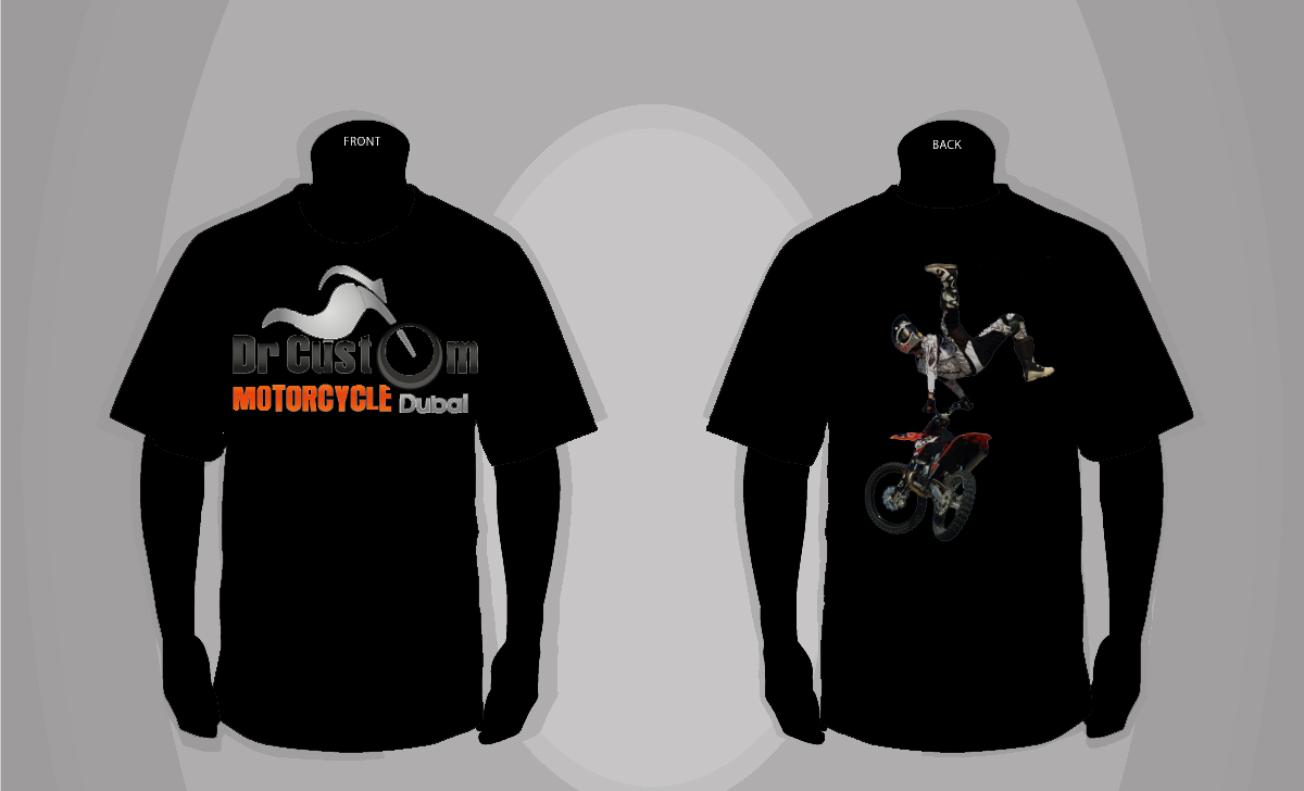 T-shirt Design by preethy for Dr Custom Motorcycle L.L.C | Design #1549702