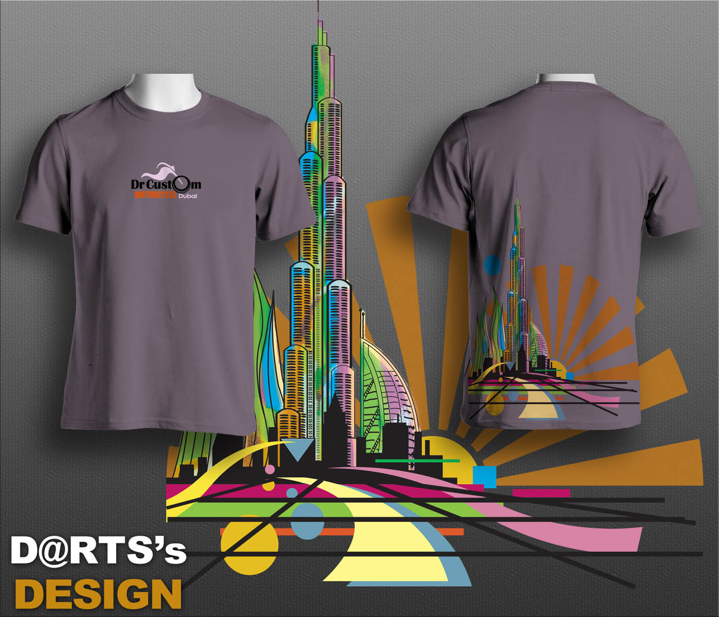 Diseño de Camiseta por D@rts para Dr Custom Motorcycle L.L.C | Diseño #1602742