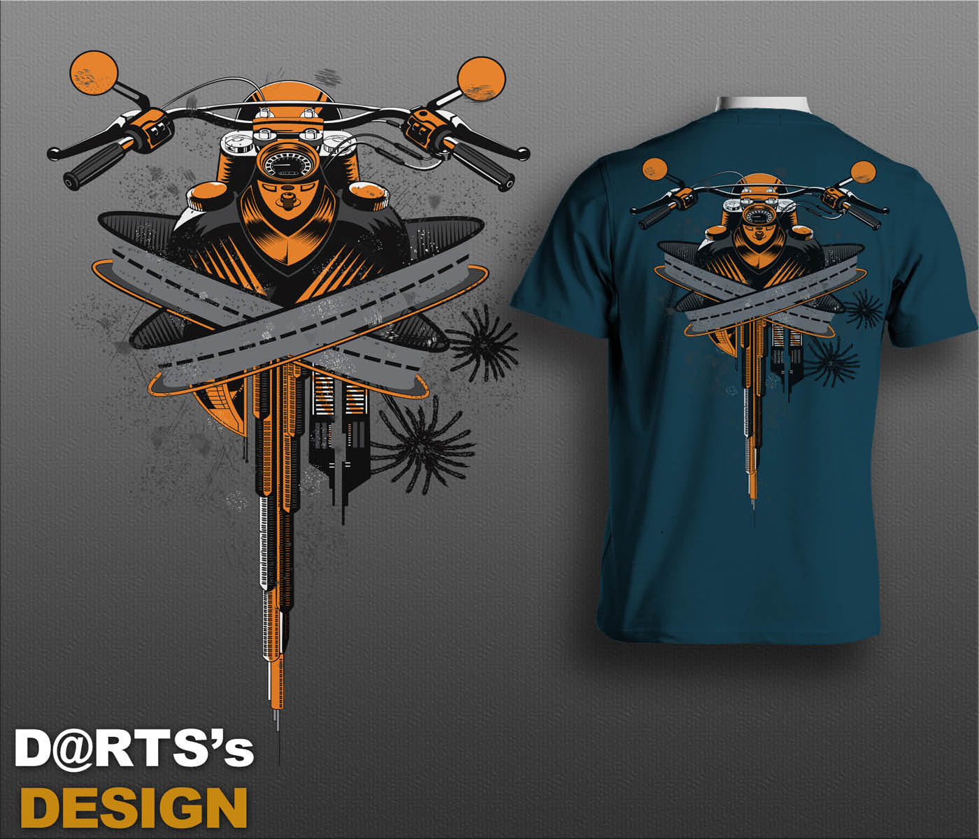 T-shirt Design by D@rts for Dr Custom Motorcycle L.L.C | Design #1605204