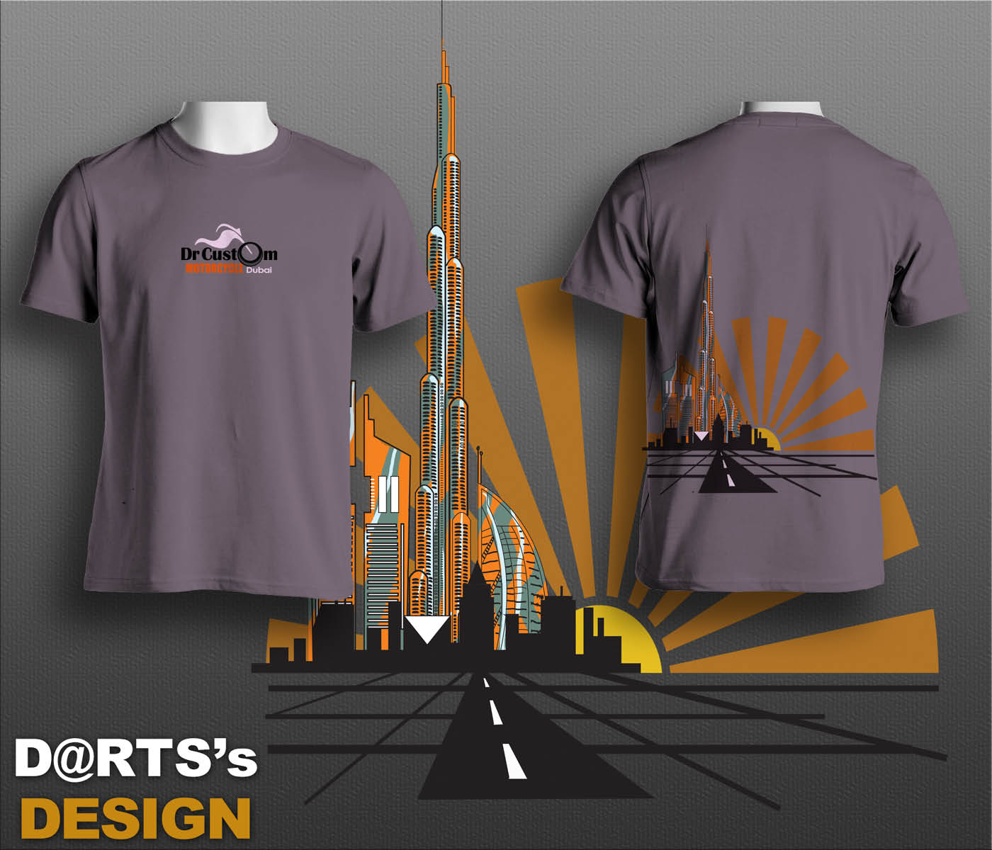 T-shirt Design by D@rts for Dr Custom Motorcycle L.L.C | Design: #1605209