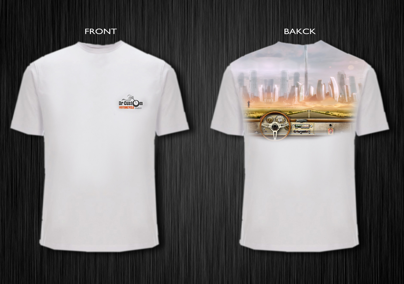 Diseño de Camiseta por Sbss para Dr Custom Motorcycle L.L.C | Diseño #1495406