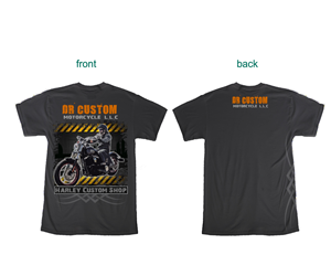 T-shirt Design by TRHZ for Dr Custom Motorcycle L.L.C | Design: #1621620