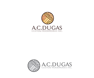 A.C.Dugas Custom Woodworks Inc.             | Diseño de Logo y Tarjeta de Presentación por Intro Base