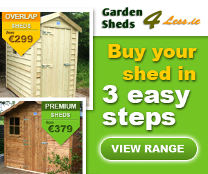 Banner Ad Design by Karolin for Garden Sheds Ireland | Design #5413559