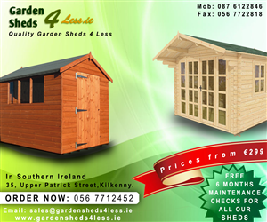 Garden Sheds Kilkenny banner ad design for garden sheds irelanduk | design #5418230 Garden Sheds Kilkenny banner ad design for garden sheds irelanduk | design #5418230