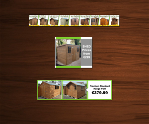 Design de Bannière  par aneesha_s pour Garden Sheds Ireland | Design : #5423221
