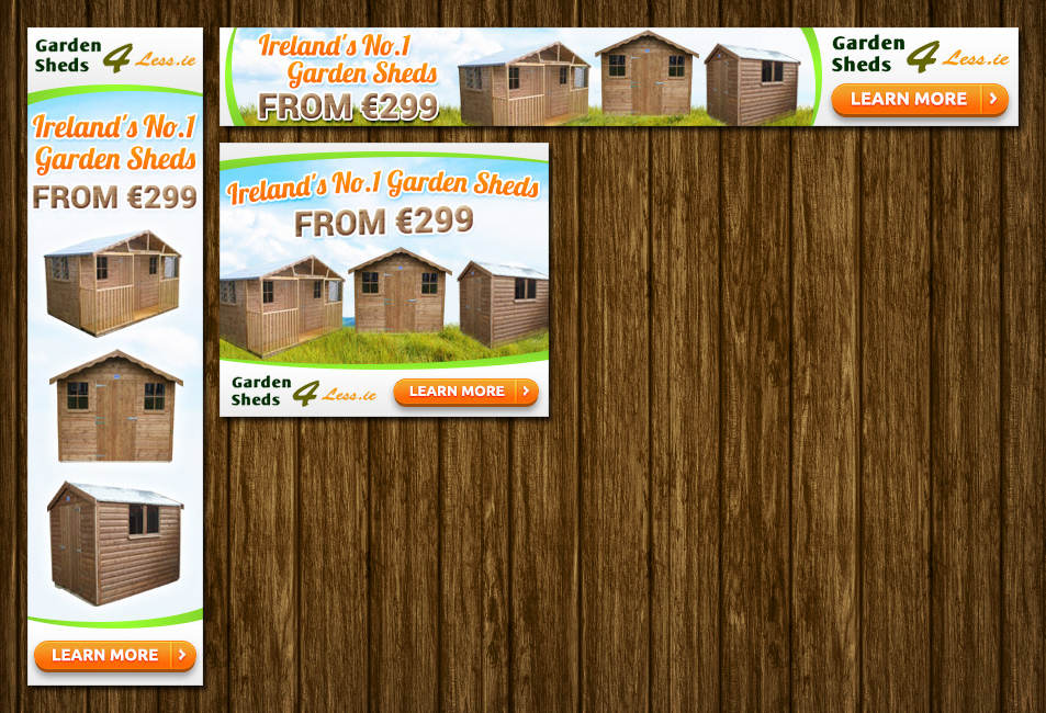 Banner-Design von Levardos für Garden Sheds Ireland | Design #5433729