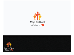Make It or Bake It, A Labor of [heart] | Logo Design by jaime.sp