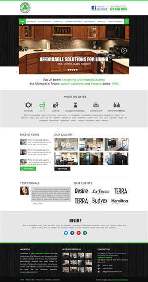 WordPress-Design von Anooshaa für Internet Designs | Design: #5425850