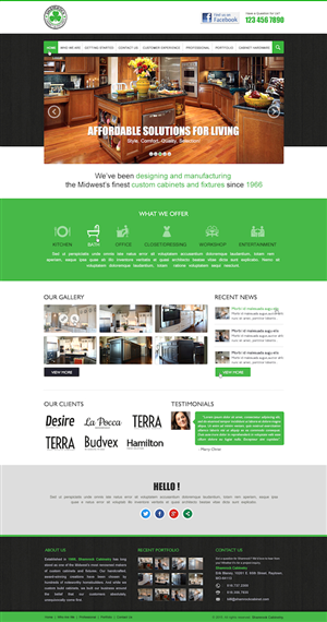 WordPress-Design von Anooshaa für Internet Designs | Design: #5425853