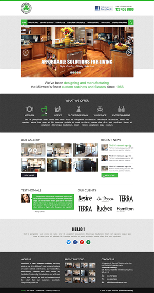WordPress-Design von Anooshaa für Internet Designs | Design: #5425856